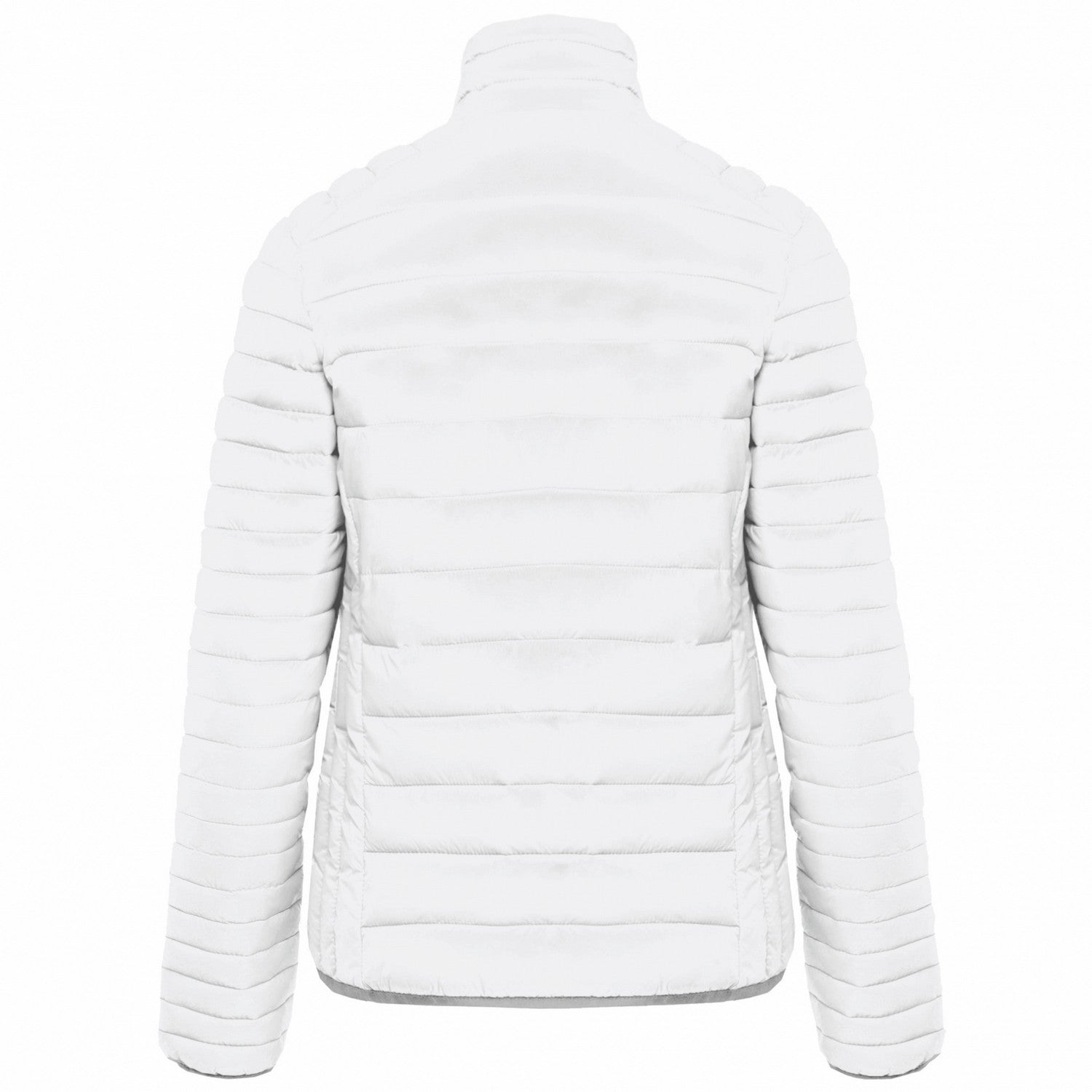 White - Back - Kariban Womens-Ladies Lightweight Padded Jacket