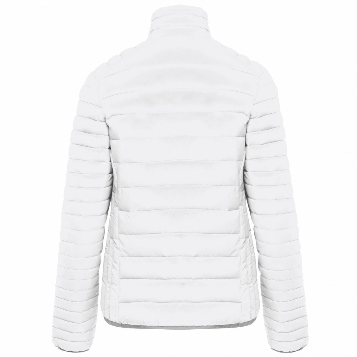 White - Back - Kariban Womens-Ladies Lightweight Padded Jacket