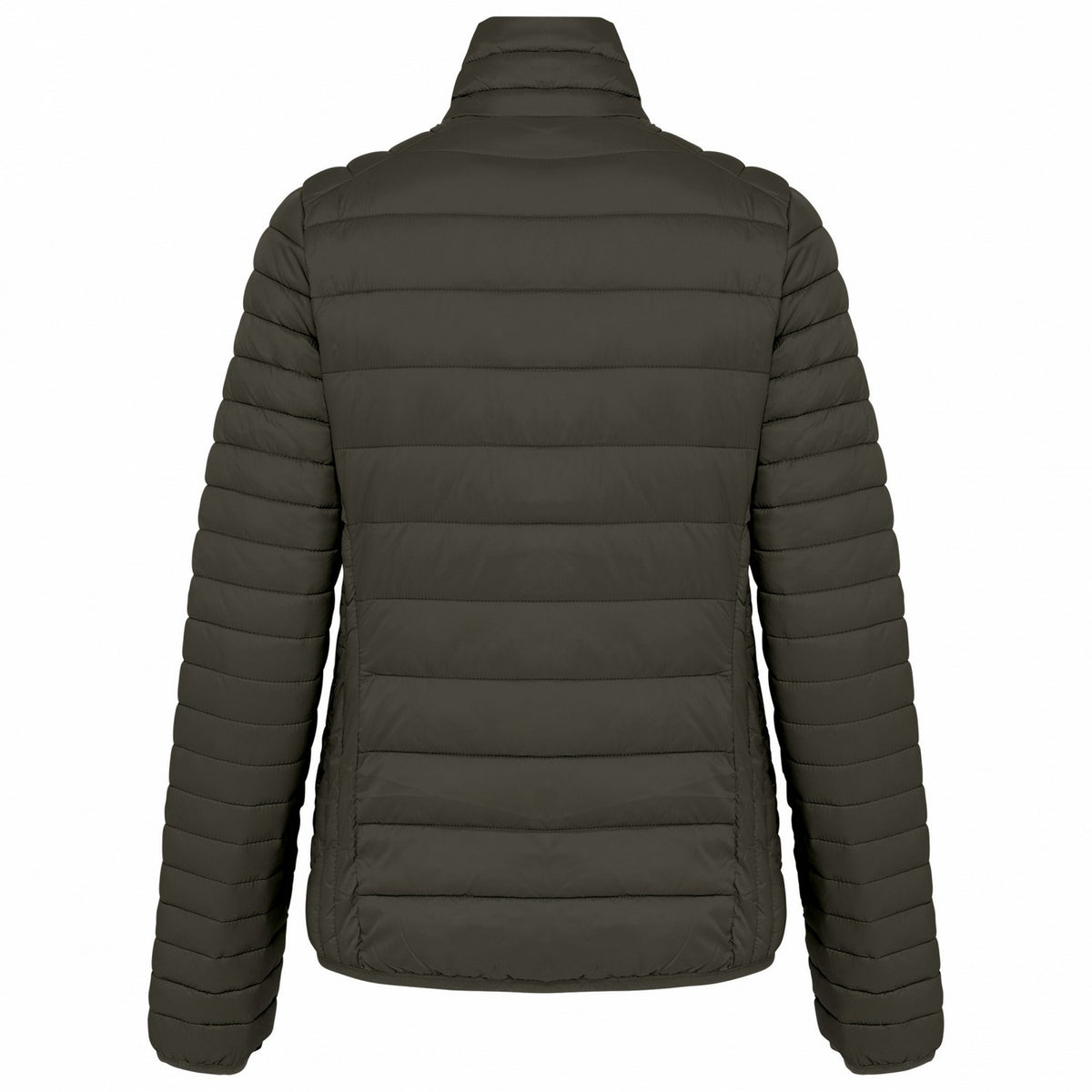 Dark Khaki - Back - Kariban Womens-Ladies Lightweight Padded Jacket