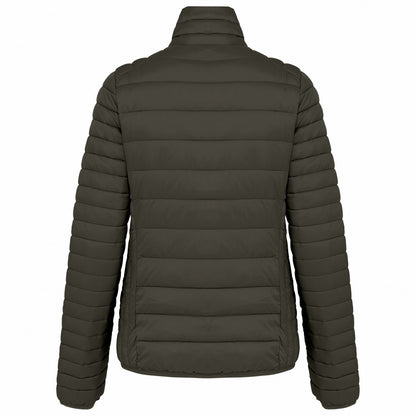 Dark Khaki - Back - Kariban Womens-Ladies Lightweight Padded Jacket