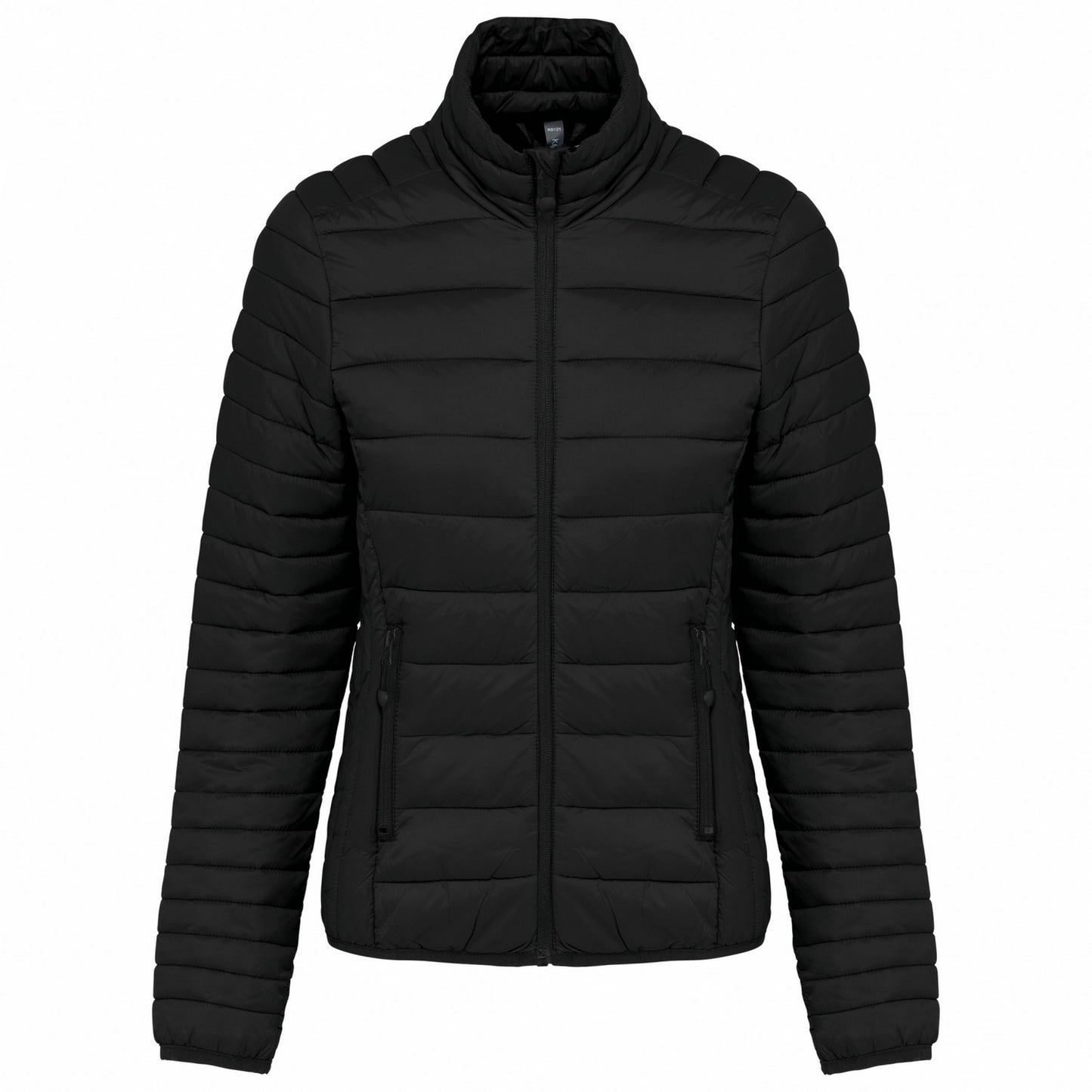 Black - Front - Kariban Womens-Ladies Lightweight Padded Jacket