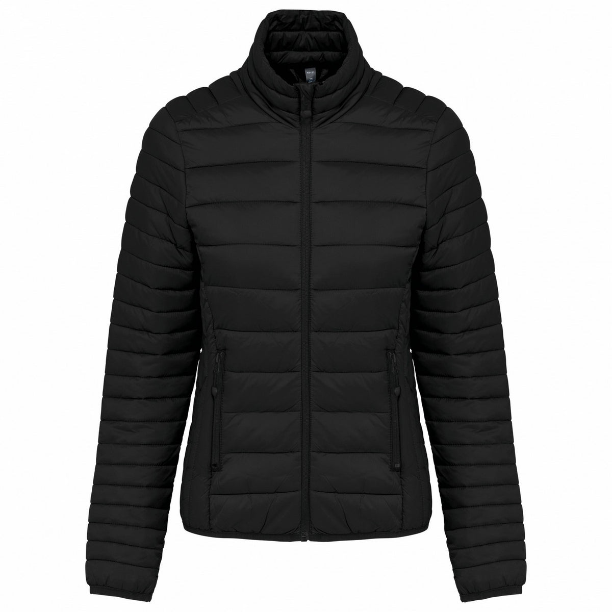 Black - Front - Kariban Womens-Ladies Lightweight Padded Jacket