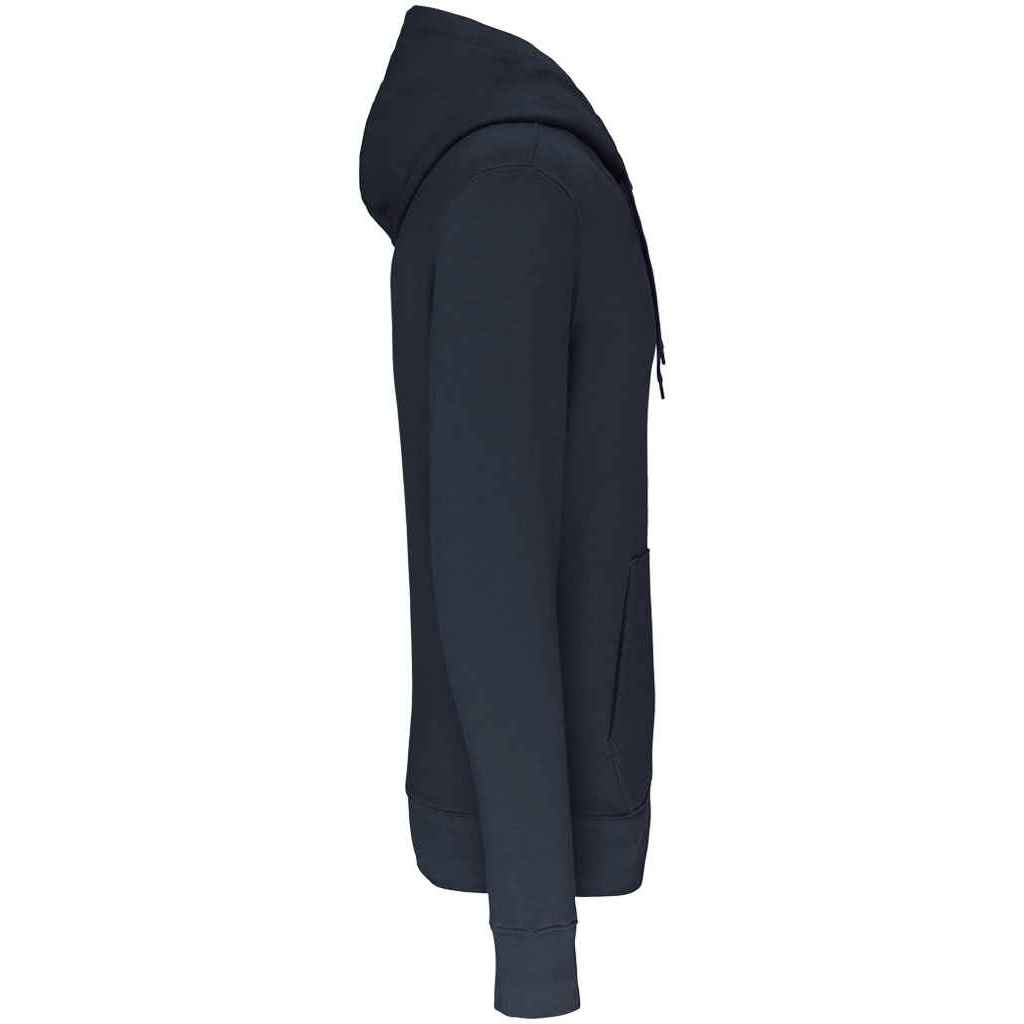 Navy - Side - Kariban Childrens-Kids Eco Friendly Hoodie