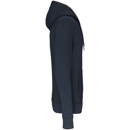 Navy - Side - Kariban Childrens-Kids Eco Friendly Hoodie