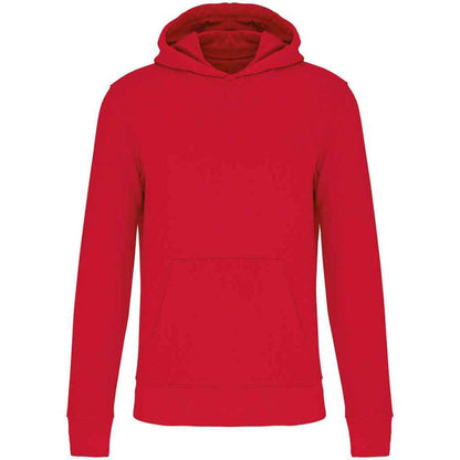 Red - Front - Kariban Childrens-Kids Eco Friendly Hoodie