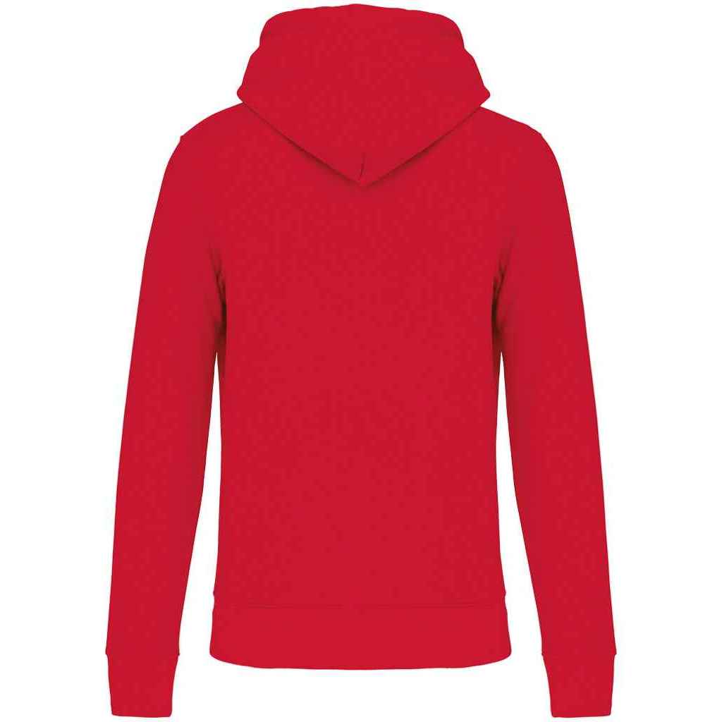 Red - Back - Kariban Childrens-Kids Eco Friendly Hoodie