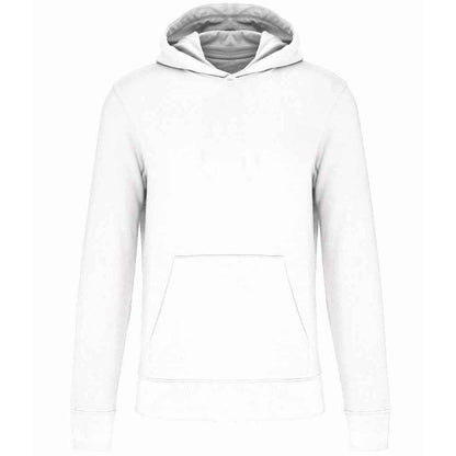 White - Front - Kariban Childrens-Kids Eco Friendly Hoodie