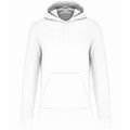 White - Front - Kariban Childrens-Kids Eco Friendly Hoodie