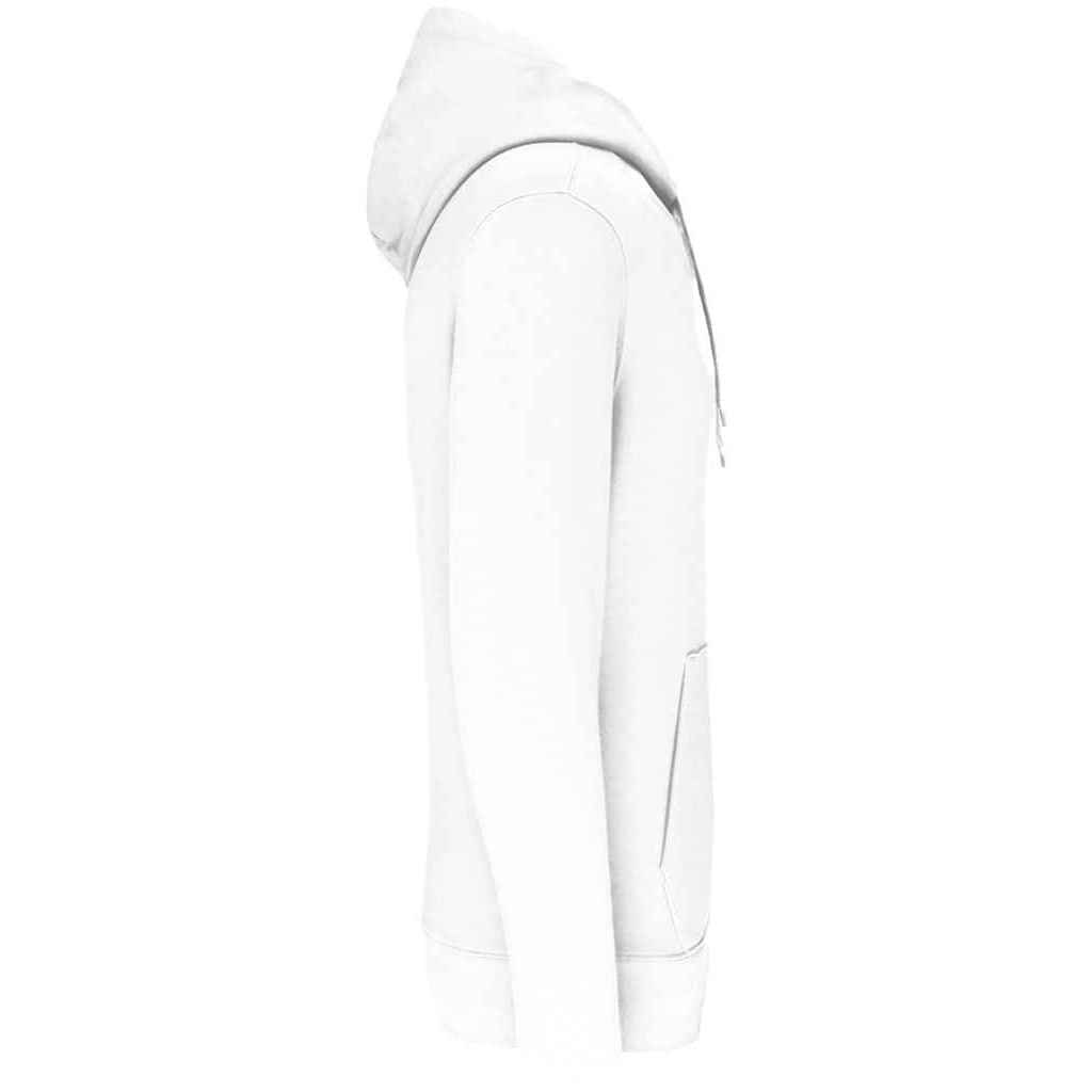 White - Side - Kariban Childrens-Kids Eco Friendly Hoodie