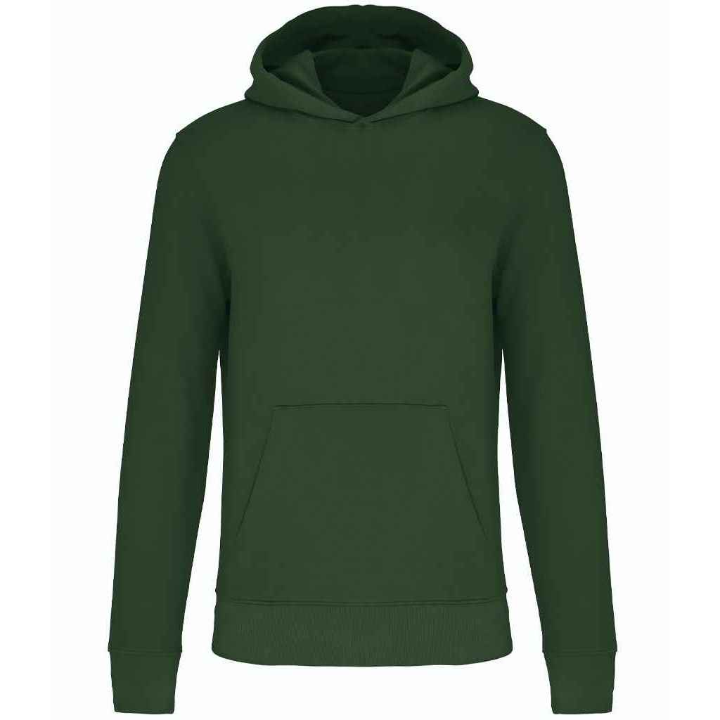 Forest Green - Front - Kariban Childrens-Kids Eco Friendly Hoodie