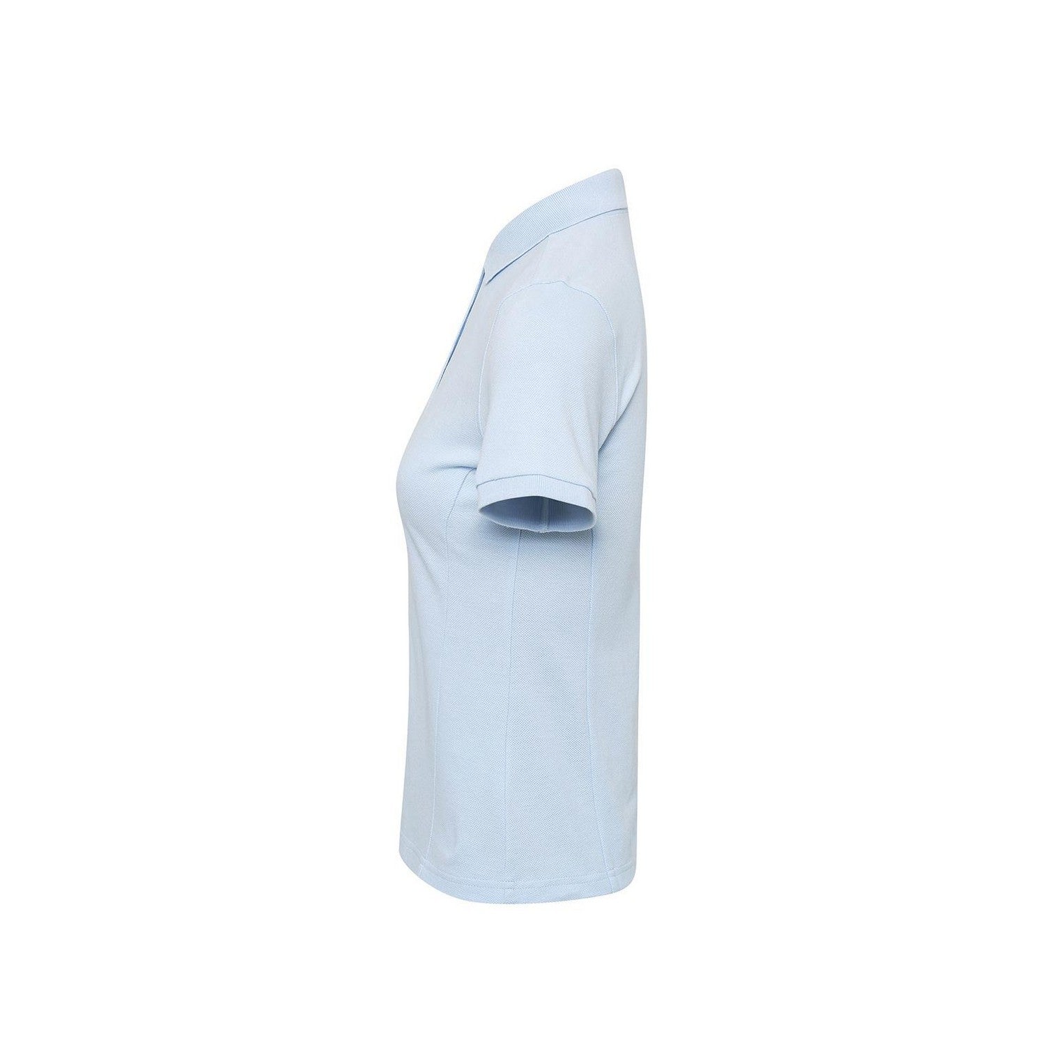 Light Blue - Side - Premier Womens-Ladies Coolchecker Plus Polo Shirt