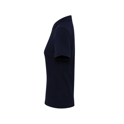 Navy - Side - Premier Womens-Ladies Coolchecker Plus Polo Shirt