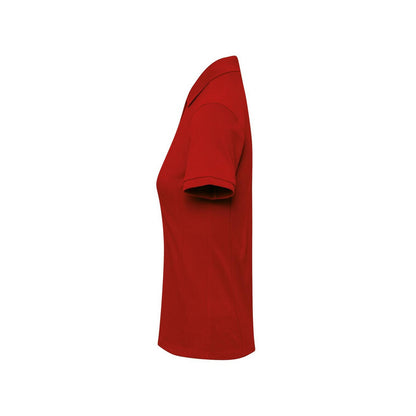 Red - Side - Premier Womens-Ladies Coolchecker Plus Polo Shirt