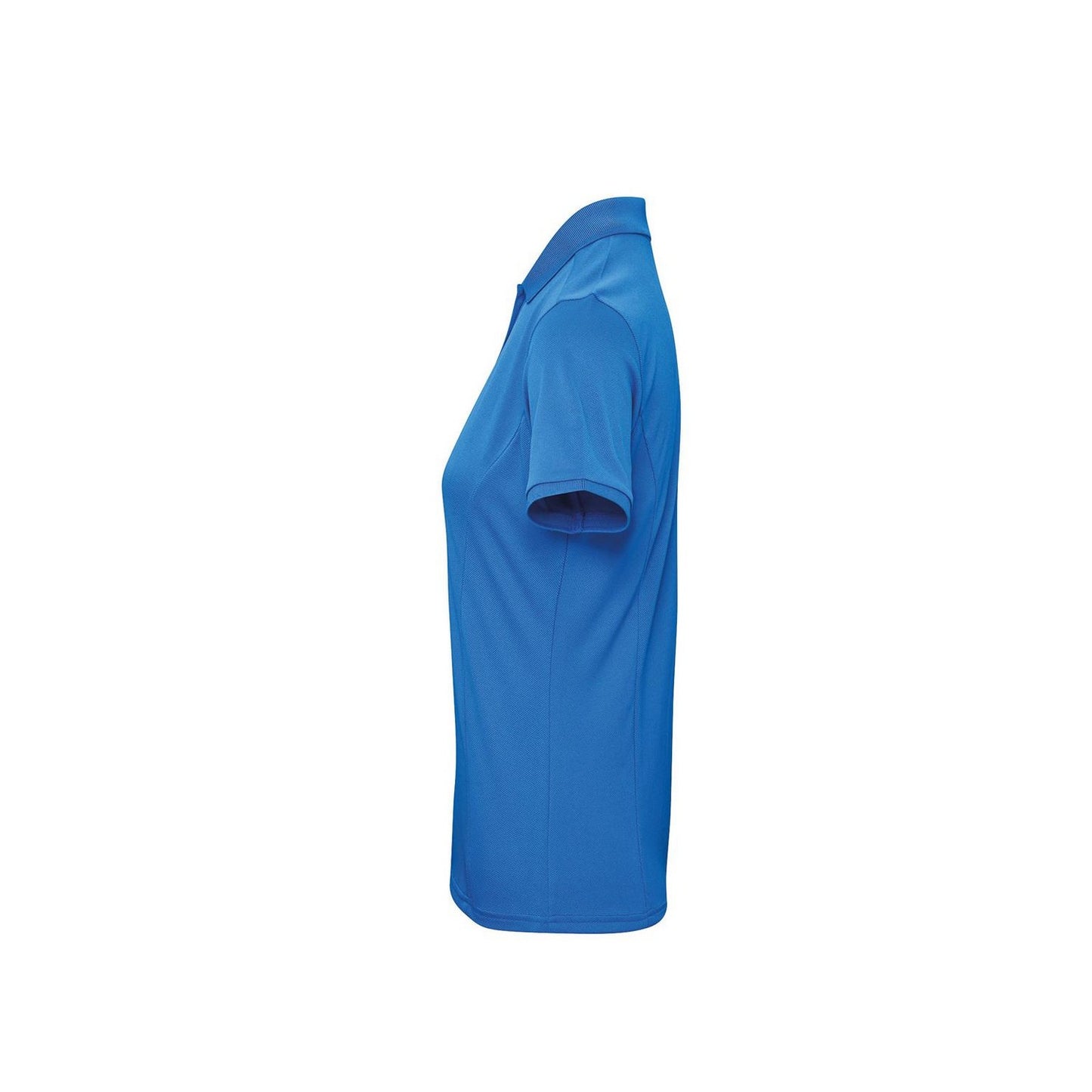 Sapphire Blue - Side - Premier Womens-Ladies Coolchecker Plus Polo Shirt