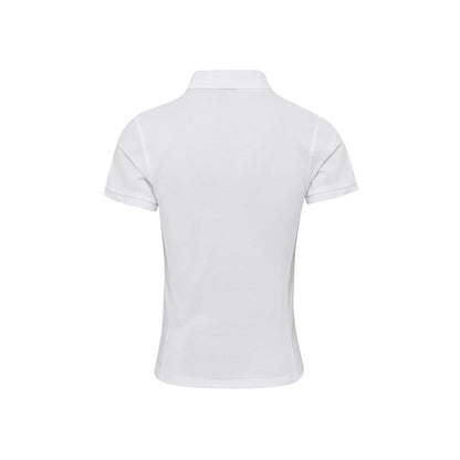 White - Back - Premier Womens-Ladies Coolchecker Plus Polo Shirt