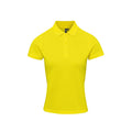 White - Front - Premier Womens-Ladies Coolchecker Plus Polo Shirt