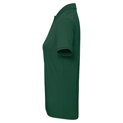 Bottle Green - Side - Premier Womens-Ladies Coolchecker Plus Polo Shirt