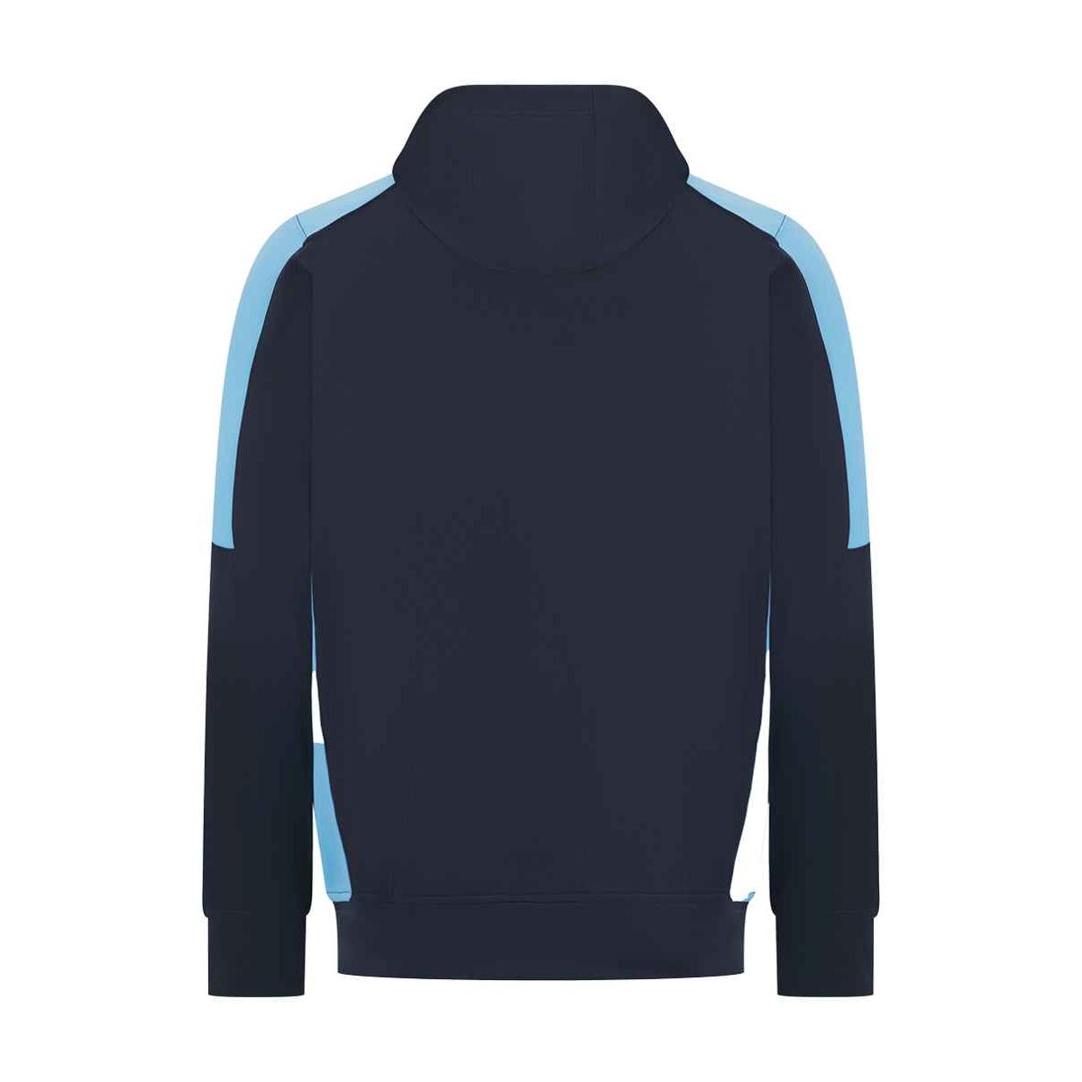 Navy-Sky Blue - Back - Finden & Hales Unisex Adult Team Hoodie