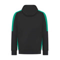 Black-Emerald - Back - Finden & Hales Unisex Adult Team Hoodie