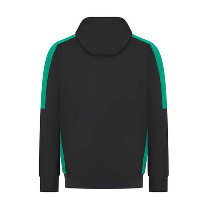 Black-Emerald - Back - Finden & Hales Unisex Adult Team Hoodie