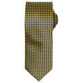 Gold - Front - Premier Puppytooth Tie