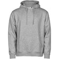 Heather Grey - Front - Tee Jays Mens Power Organic Heather Hoodie