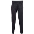 Black - Front - Tombo Mens Slim Leg Training Jogging Bottoms