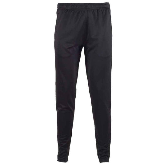 Black - Front - Tombo Mens Slim Leg Training Jogging Bottoms