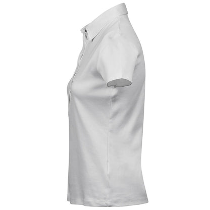 Cement - Lifestyle - Tee Jays Womens-Ladies Pima Cotton Interlock Stitching Polo Shirt