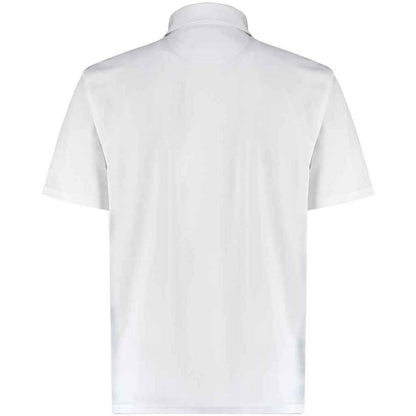 White - Back - Kustom Kit Mens Cooltex Plus Regular Polo Shirt