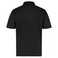 Black - Back - Kustom Kit Mens Cooltex Plus Regular Polo Shirt