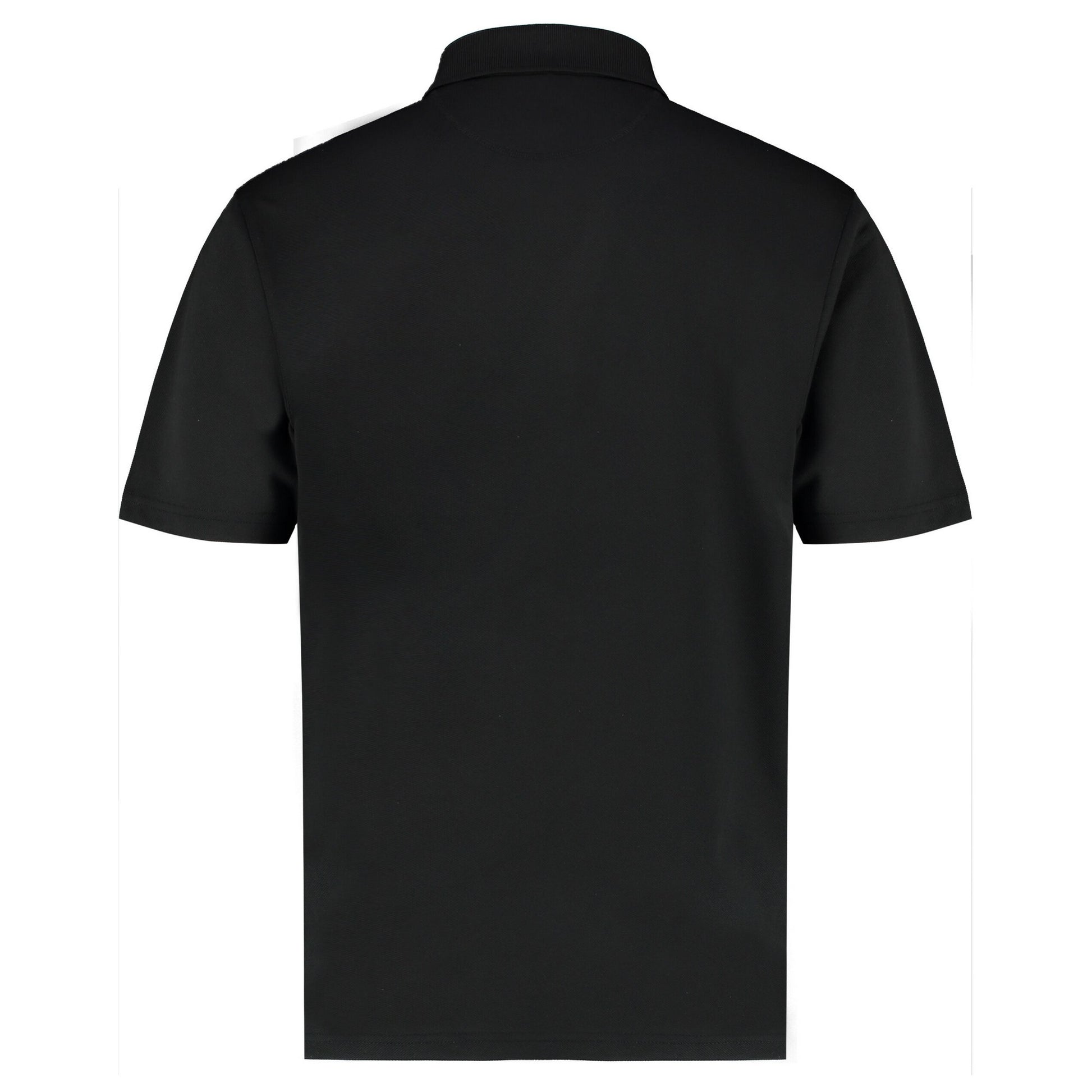 Black - Back - Kustom Kit Mens Cooltex Plus Regular Polo Shirt