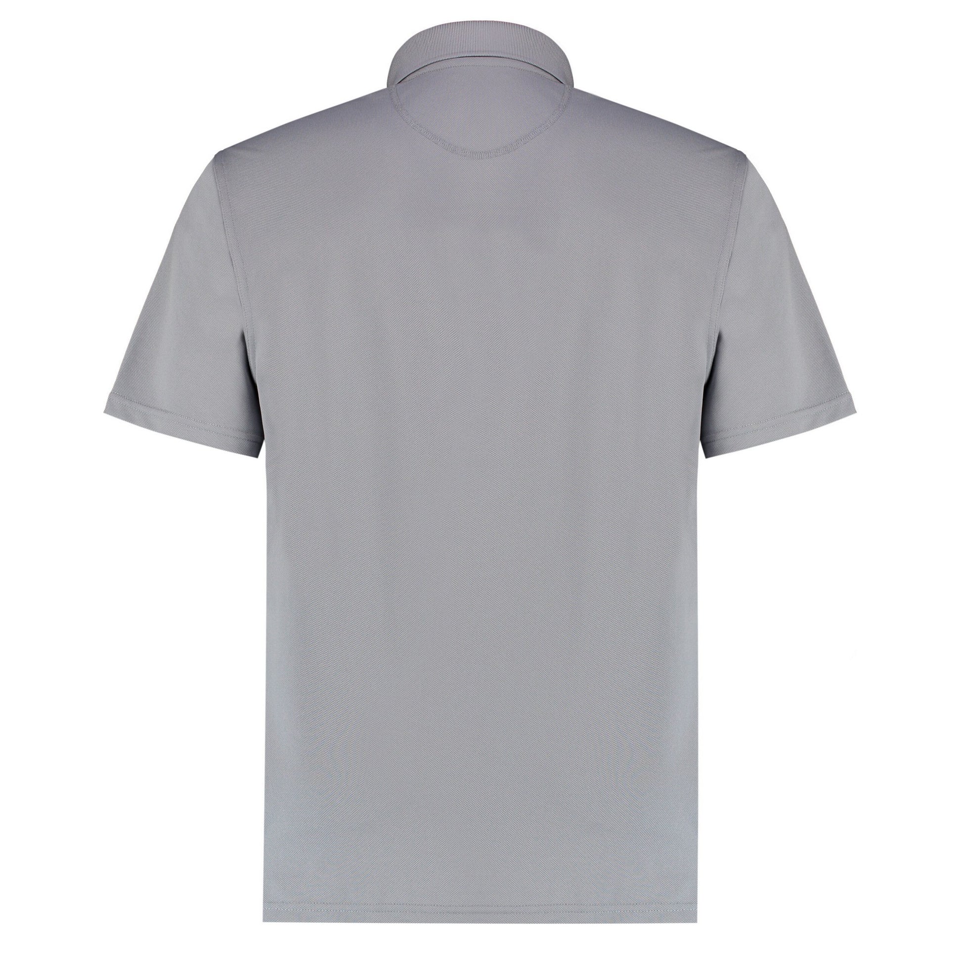 Heather - Back - Kustom Kit Mens Cooltex Plus Regular Polo Shirt