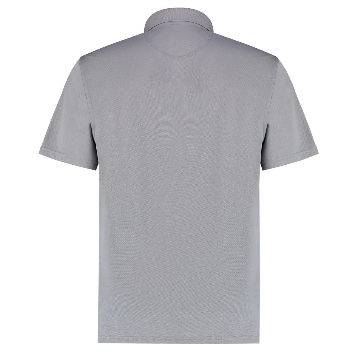 Heather - Back - Kustom Kit Mens Cooltex Plus Regular Polo Shirt