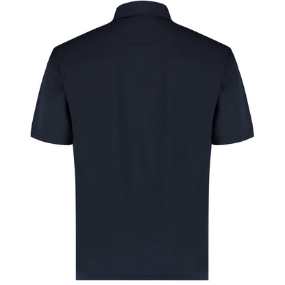 Navy - Back - Kustom Kit Mens Cooltex Plus Regular Polo Shirt