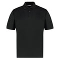 Black - Front - Kustom Kit Mens Cooltex Plus Regular Polo Shirt