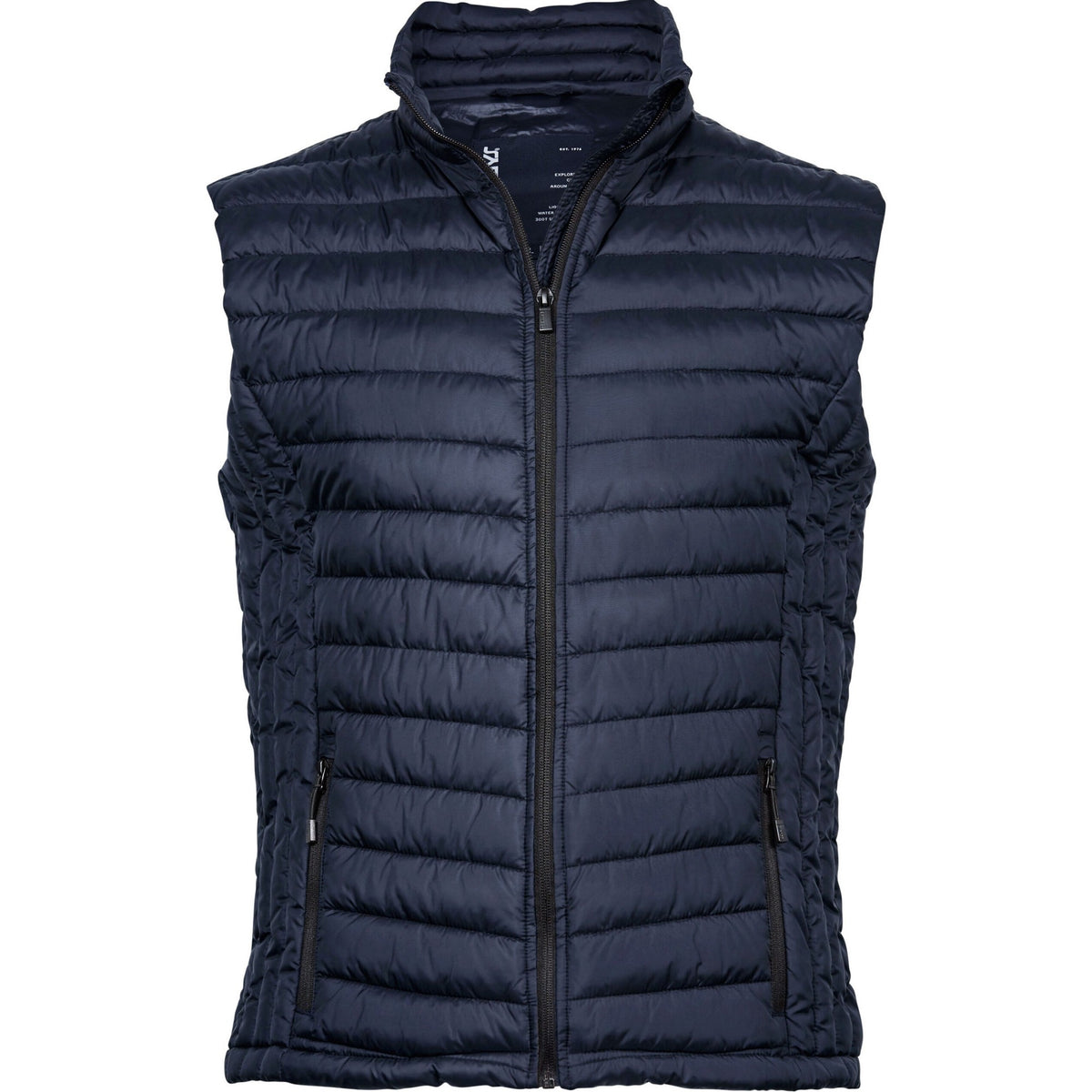 Deep Navy - Front - Tee Jays Mens Zepelin Padded Body Warmer