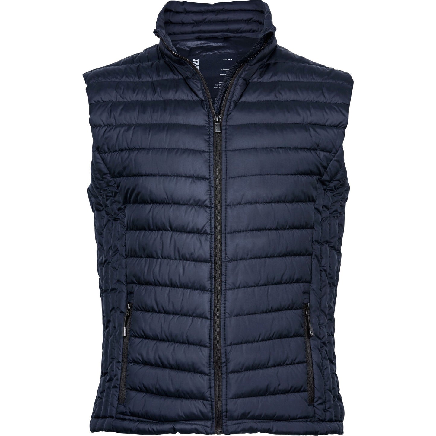 Deep Navy - Front - Tee Jays Mens Zepelin Padded Body Warmer