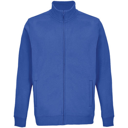 Royal Blue - Front - SOLS Unisex Adult Cooper Full Zip Sweat Jacket