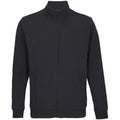 Black - Front - SOLS Unisex Adult Cooper Full Zip Sweat Jacket