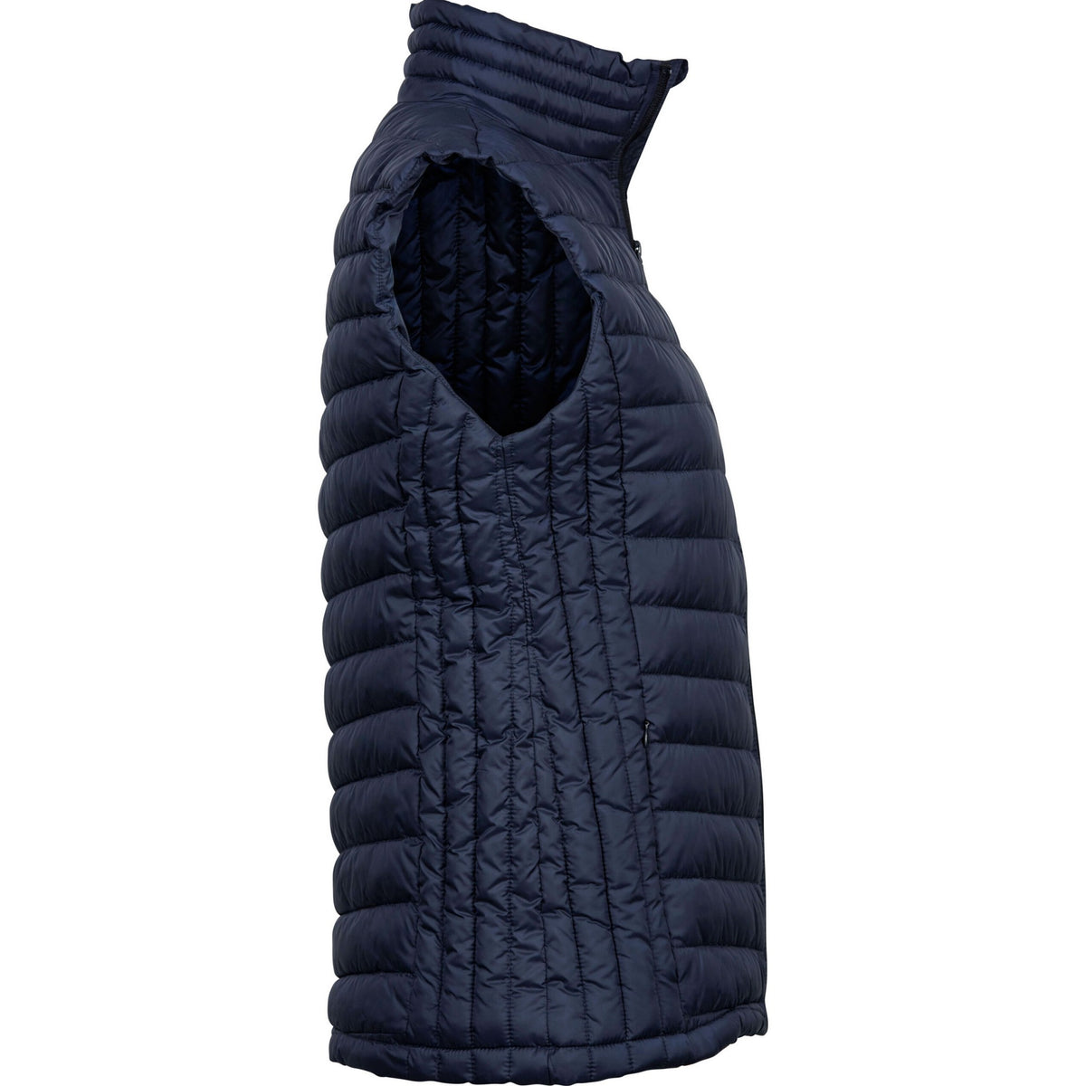 Deep Navy - Side - Tee Jays Womens-Ladies Zepelin Padded Body Warmer