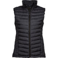 Black - Front - Tee Jays Womens-Ladies Zepelin Padded Body Warmer