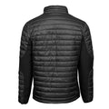 Black-Black - Back - Tee Jays Mens Crossover Padded Jacket