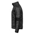 Black-Black - Side - Tee Jays Mens Crossover Padded Jacket