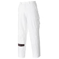 White - Front - Portwest Mens Painting Work Trousers