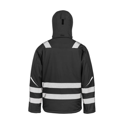 Black - Back - Result Unisex Adult Safe-Guard Dynamic Soft Shell Jacket