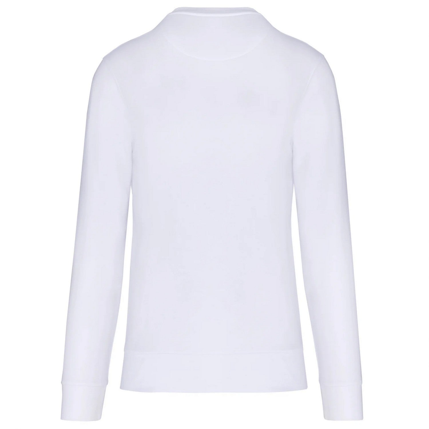 White - Back - Kariban Childrens-Kids Eco Friendly Crew Neck Sweatshirt