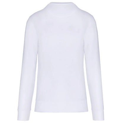 White - Back - Kariban Childrens-Kids Eco Friendly Crew Neck Sweatshirt