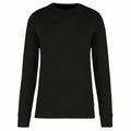 Black - Front - Kariban Childrens-Kids Eco Friendly Crew Neck Sweatshirt