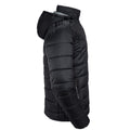 Black - Side - Russell Mens Nano Hooded Padded Jacket